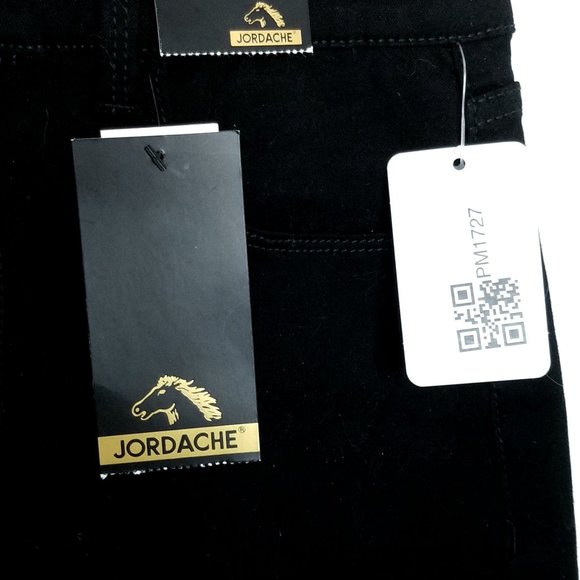 Jordache Luxe Touch Black Jean Skirt NWT - Picture 5 of 7